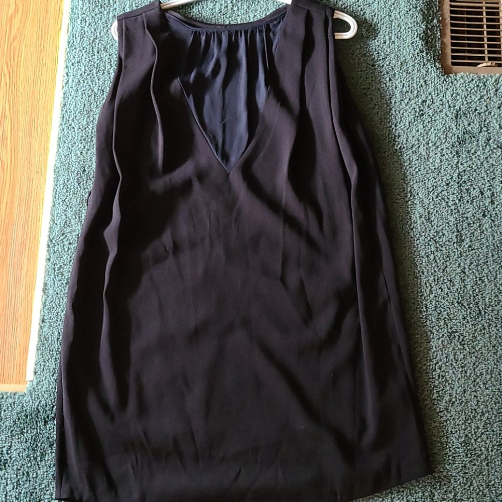 Sleeveless black dress